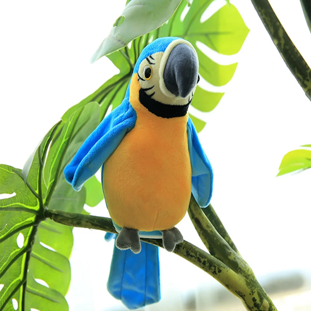 18cm Simulation Talking Parrot Plush Toys Sound Record Plush Bird Stuffed Toys for Children Kids Birthday Gift
18cm Simulation Talking Parrot Plush Toys Sound Record Plush Bird Stuffed Toys for Children Kids Birthday Gift