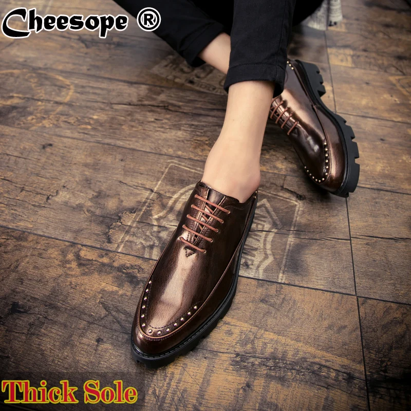 3Colors Luxury Thick Sole Men Dress Business Leather Shoes Italian Style Formal Wedding Light Casual Red Leather Shoes Man
3Colors Luxury Thick Sole Men Dress Business Leather Shoes Italian Style Formal Wedding Light Casual Red Leather Shoes Man