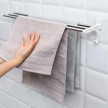 Double Chrome Wall Mounted Self-Adhesive Bathroom Towel Rail Holder Hanging Shelf Storage Rack Bar Storage Hanger
Double Chrome Wall Mounted Self-Adhesive Bathroom Towel Rail Holder Hanging Shelf Storage Rack Bar Storage Hanger