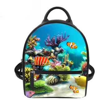 Style Backpack Small Women PU Leather Backpacks for Teenage Girls School Bags 3D Tropical Fish Print Fashion Shoulder Bag
Style Backpack Small Women PU Leather Backpacks for Teenage Girls School Bags 3D Tropical Fish Print Fashion Shoulder Bag