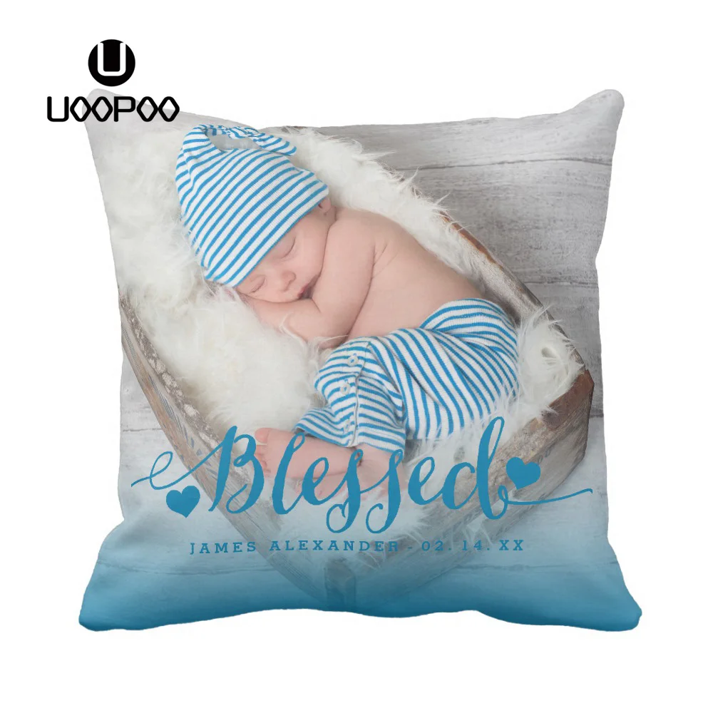 Custom Cushion Cover Baby Birth Photo Pillow Case Boy and Girl Blue Pink Cushion Cover Polyester Decorative Kids Pillow Covers
Custom Cushion Cover Baby Birth Photo Pillow Case Boy and Girl Blue Pink Cushion Cover Polyester Decorative Kids Pillow Covers