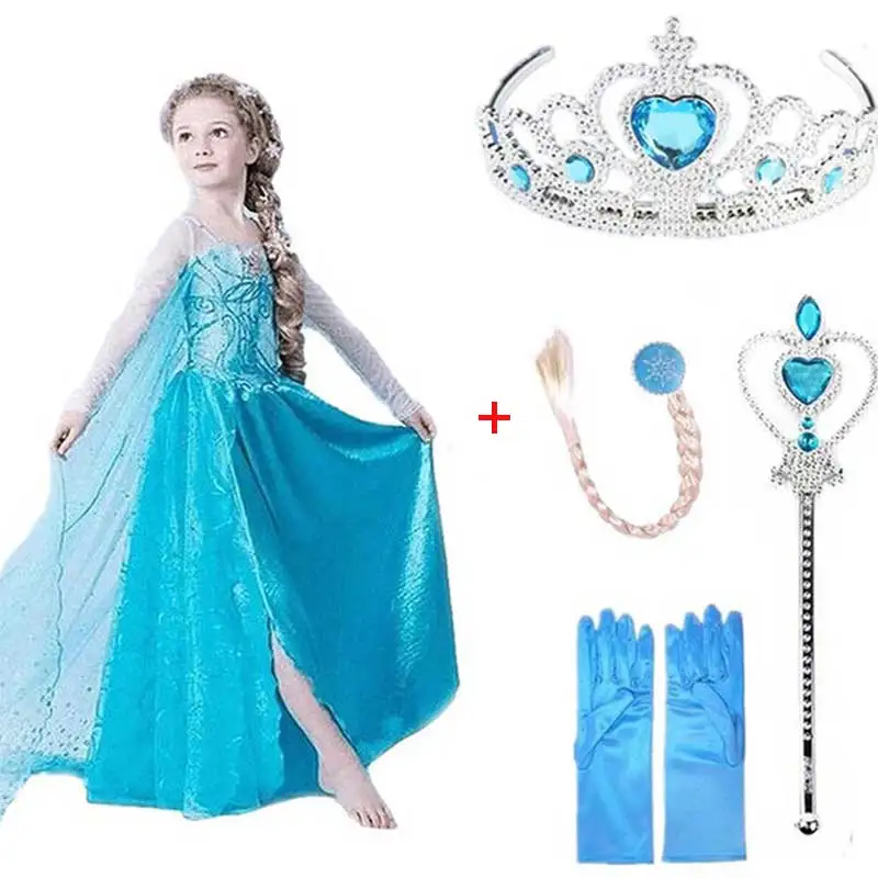 Princess Anna Dress Queen Elsa Dresses For Girls Party Vestidos Fantasia Kids Girls Wedding Dress Fancy Dress Clothes Set
Princess Anna Dress Queen Elsa Dresses For Girls Party Vestidos Fantasia Kids Girls Wedding Dress Fancy Dress Clothes Set
