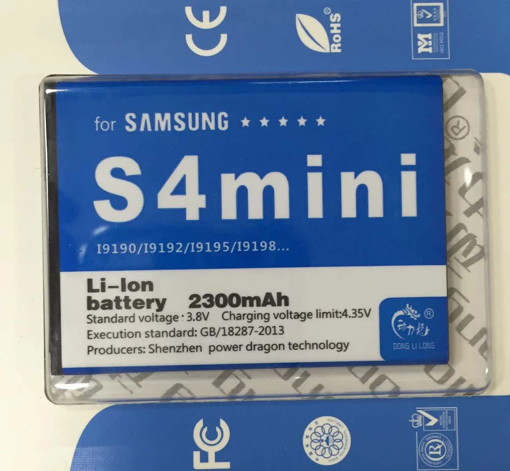 4 point B500BE B500AE Battery for Samsung GALAXY S4 Mini for Samsung i9190 i9192 i9195 i9198 S4MINI Donglilong
4 point B500BE B500AE Battery for Samsung GALAXY S4 Mini for Samsung i9190 i9192 i9195 i9198 S4MINI Donglilong