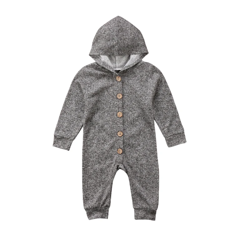 Grey Hoodies Rompers Long Sleeve Autumn Newborn Kids Baby Boy Infant Romper Buttons Jumpsuit Clothes Outfits
Grey Hoodies Rompers Long Sleeve Autumn Newborn Kids Baby Boy Infant Romper Buttons Jumpsuit Clothes Outfits