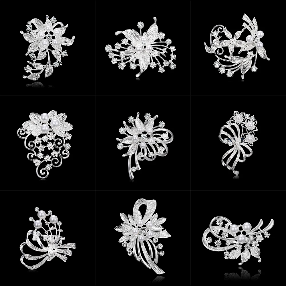 Rinhoo Fashion Women Large Brooches Lady Snowflake Imitation Pearls Rhinestones Crystal Wedding Brooch Pin Jewelry Accessorise
Rinhoo Fashion Women Large Brooches Lady Snowflake Imitation Pearls Rhinestones Crystal Wedding Brooch Pin Jewelry Accessorise