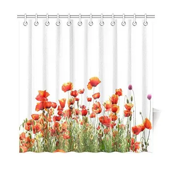 Aplysia Red Poppy Home Decor Collection Popeyes Springfield Countryside Botanical Nature Meadow Fabric Bathroom Shower Curtains 
Aplysia Red Poppy Home Decor Collection Popeyes Springfield Countryside Botanical Nature Meadow Fabric Bathroom Shower Curtains