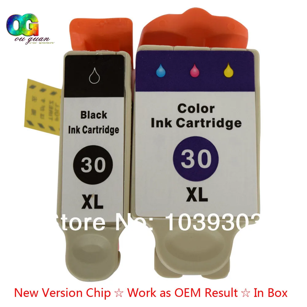 2PCS Compatible INK CARTRIDGE for KODAK 30 XL ESP C100 C110 C115 C300 C310 HERO 3.1 5.1
2PCS Compatible INK CARTRIDGE for KODAK 30 XL ESP C100 C110 C115 C300 C310 HERO 3.1 5.1