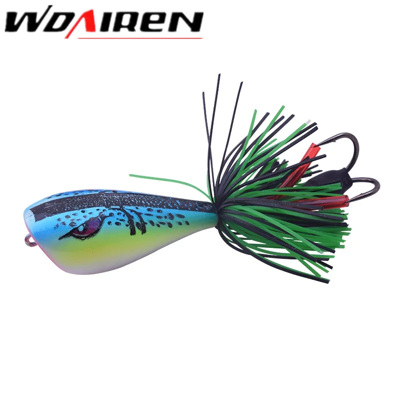 WDAIREN High Quality Popper Frog Lure 90mm/10g Snakehead Lure Topwater Simulation Frog Fishing Lure Soft Bass Bait WD-469
WDAIREN High Quality Popper Frog Lure 90mm/10g Snakehead Lure Topwater Simulation Frog Fishing Lure Soft Bass Bait WD-469