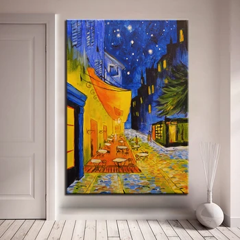 HD Prints Poster Wall Art Framework 1 Piece Cafe Terrace At Night Canvas Paintings Impressionism Pictures For Living Room Decor
HD Prints Poster Wall Art Framework 1 Piece Cafe Terrace At Night Canvas Paintings Impressionism Pictures For Living Room Decor