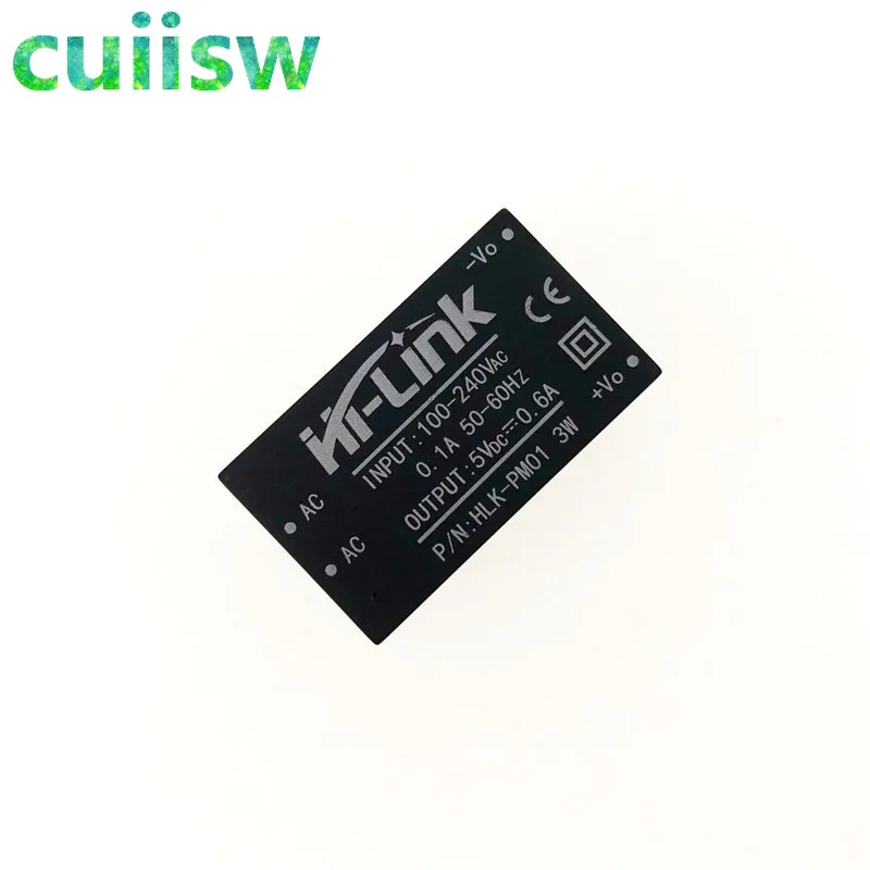 cuiisw 1pcs HLK-PM01 AC-DC 220V to 5V mini power supply module,intelligent household switch power supply module
cuiisw 1pcs HLK-PM01 AC-DC 220V to 5V mini power supply module,intelligent household switch power supply module