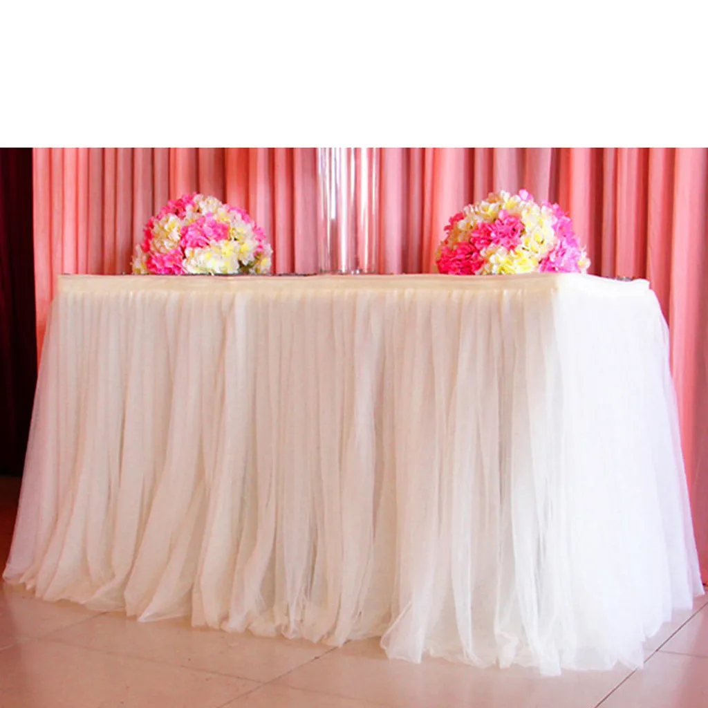 Table Skirt Cover 39Inch Birthday Wedding Festive Party Decor Table Cloth 1PCS hot sale 20190613
Table Skirt Cover 39Inch Birthday Wedding Festive Party Decor Table Cloth 1PCS hot sale 20190613