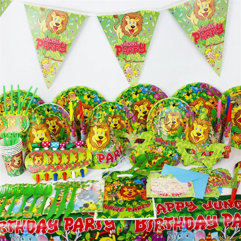 Lion King Jungle Theme Birthday Party Tablewear Set Kids Child Birthday Party Suppliers Decorations Evening Party Event Set
Lion King Jungle Theme Birthday Party Tablewear Set Kids Child Birthday Party Suppliers Decorations Evening Party Event Set