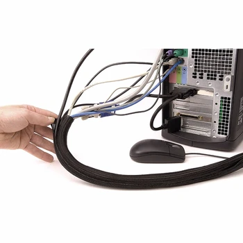 1/2" ID:13MM SPLIT BRAIDED SLEEVING overlaps by 25% 20FT Self closing braided wrap cable sock Braided wrap around sleeve
1/2" ID:13MM SPLIT BRAIDED SLEEVING overlaps by 25% 20FT Self closing braided wrap cable sock Braided wrap around sleeve