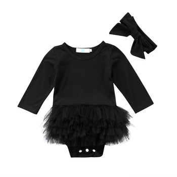 0-24M 2PCS Fashion Casual Spring Summer Sets Toddler Baby Girls Long Sleeve O-Neck Covered Button Black Lace Tutu Romper Dress
0-24M 2PCS Fashion Casual Spring Summer Sets Toddler Baby Girls Long Sleeve O-Neck Covered Button Black Lace Tutu Romper Dress