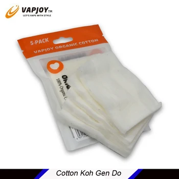 

Original Vapjoy Organic Cotton Koh Gen Do KGD vape vapor cotton for RDA RDTA RTA RBA diy atomizer tank e-cigarette accessory