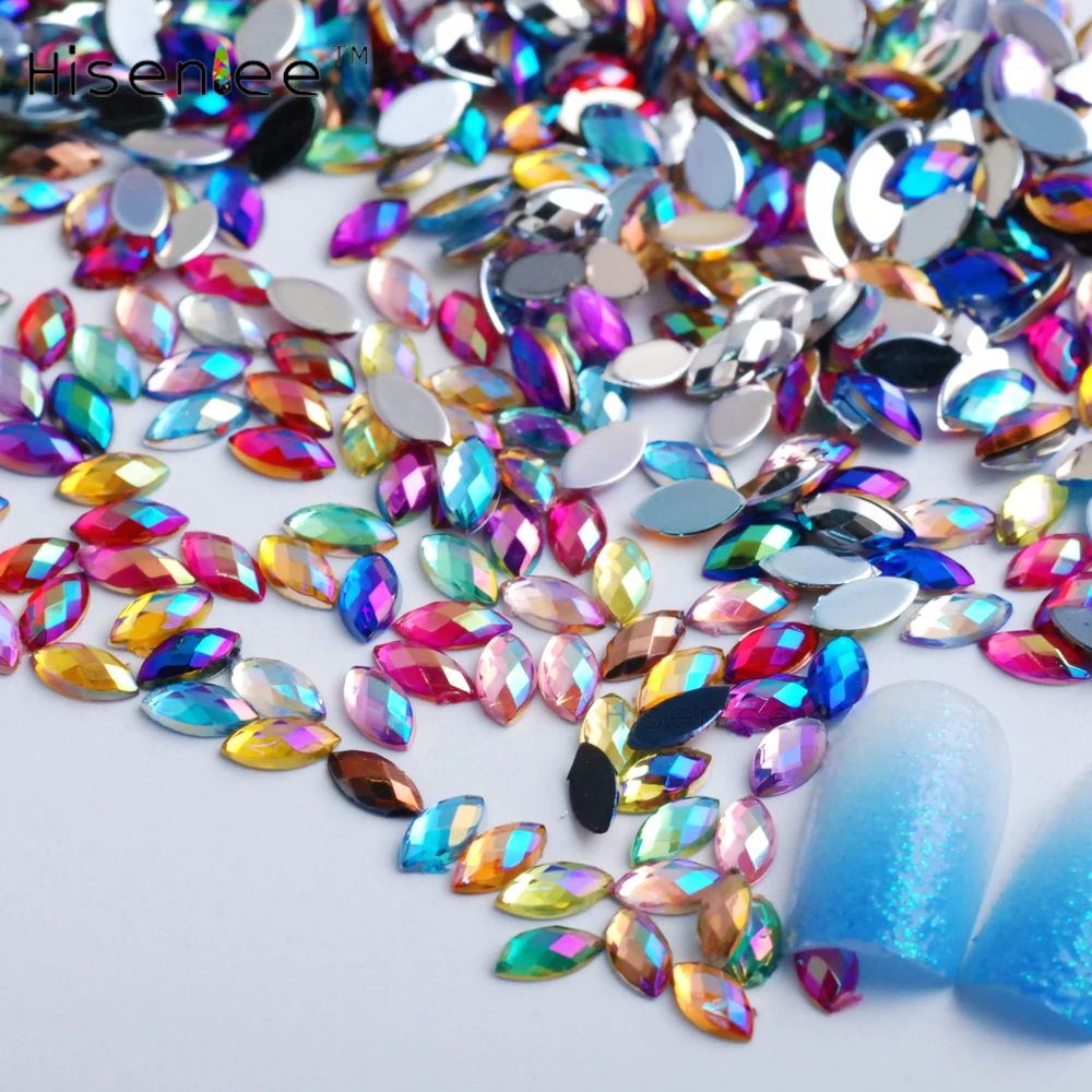 3*6 100pcs Colorful ab Acrylic Horse Eye Flatback Rhinestones Gems Crystals Stone 3D Nail Art For Clothes Accessory Crafts Decor
3*6 100pcs Colorful ab Acrylic Horse Eye Flatback Rhinestones Gems Crystals Stone 3D Nail Art For Clothes Accessory Crafts Decor