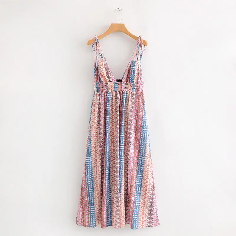 Women Vintage Geometric Print dress Summer Sexy Deep V Neck Off Shoulder Strap Midi Backless Beach Dresses 2018 vestidos#N348
Women Vintage Geometric Print dress Summer Sexy Deep V Neck Off Shoulder Strap Midi Backless Beach Dresses 2018 vestidos#N348