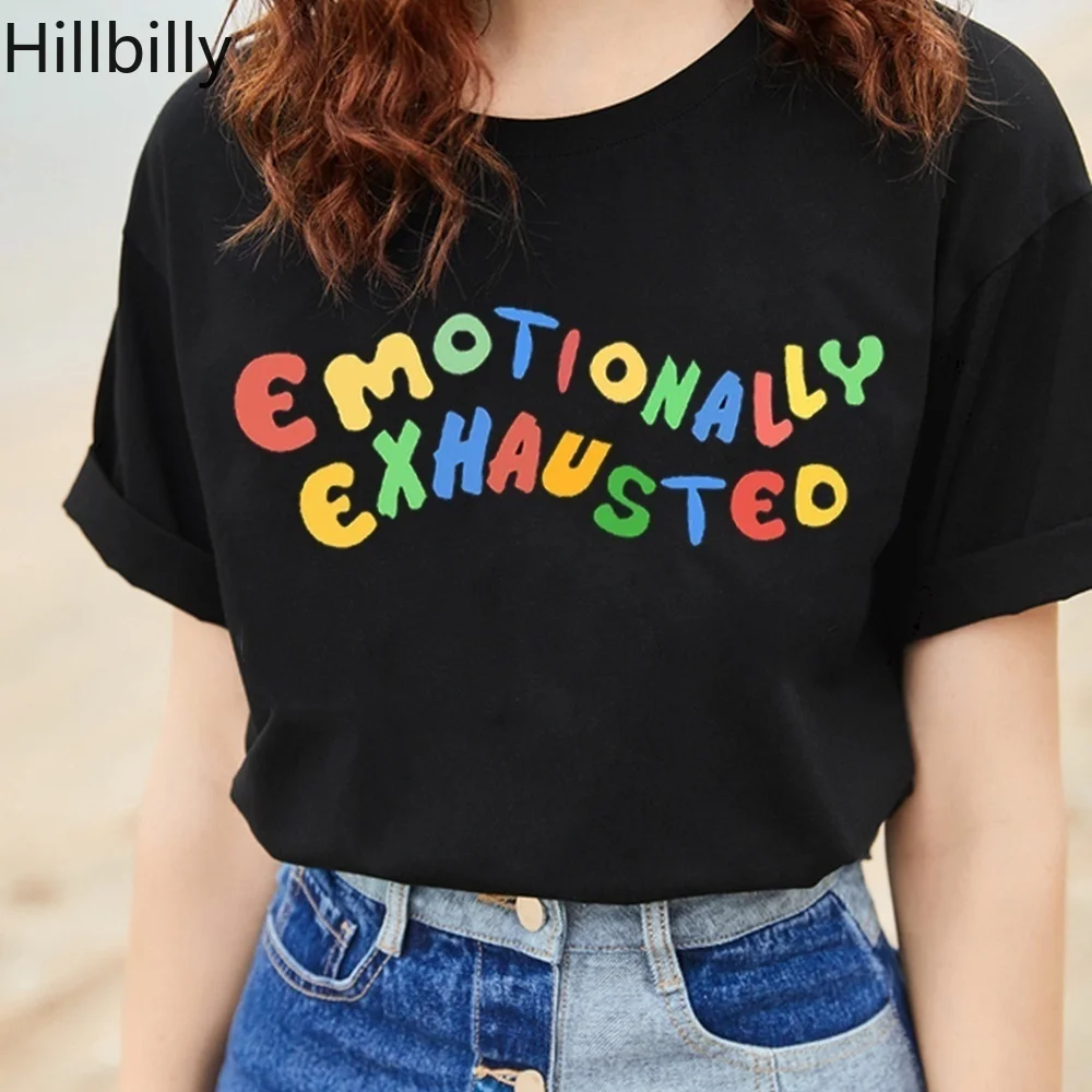 Hillbilly Colorful Letters Emotionally Exhausted harajuku Graphic T Shirt Women Tshirt Cotton T Shirt Plus Size T Shirt Women
Hillbilly Colorful Letters Emotionally Exhausted harajuku Graphic T Shirt Women Tshirt Cotton T Shirt Plus Size T Shirt Women