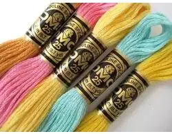 oneroom French DMC Cross Stitch Embroidery Floss Thread Yarn 8.7 Yard Length 1 Lot=100 Skein
