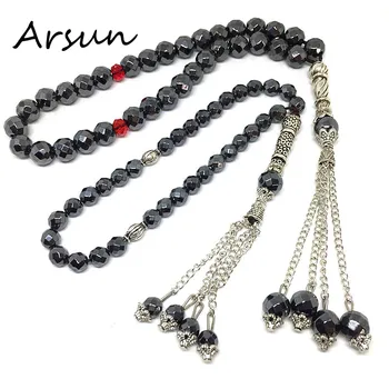 5MM/8MM Hematite Stone Muslim 33Prayer Beads Islamic Allah Prayer Rosary Tesbih Islam Misbaha Free Shipping
5MM/8MM Hematite Stone Muslim 33Prayer Beads Islamic Allah Prayer Rosary Tesbih Islam Misbaha Free Shipping