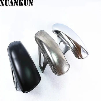XUANKUN Motorcycle Refitted Front Mud Tile Short Tile Block Metal Car Short Tile before Refitting