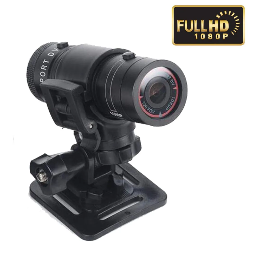 

F9 FULL HD 1080P Small Sport Action Camera DV car DVR dashcam CMOS aluminum Waterproof H.264 5.0MP 120 degree Camcorder