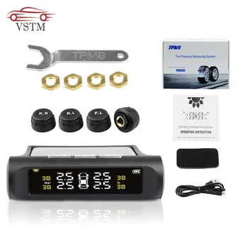 Solar Power TPMS Car Tire Pressure Alarm Monitor System Auto Security Alarm Systems Tyre Pressure Temperature Warning
Solar Power TPMS Car Tire Pressure Alarm Monitor System Auto Security Alarm Systems Tyre Pressure Temperature Warning