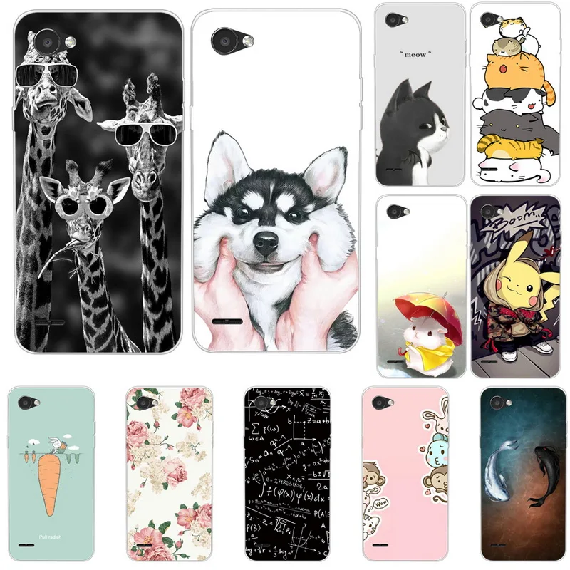 For lgq6 Phone Case Cover Black Back Soft Silicone Shockproof Ultra-thin Funda Cover For LG Q6 cartoon TPU shell 5.5 inch
For lgq6 Phone Case Cover Black Back Soft Silicone Shockproof Ultra-thin Funda Cover For LG Q6 cartoon TPU shell 5.5 inch