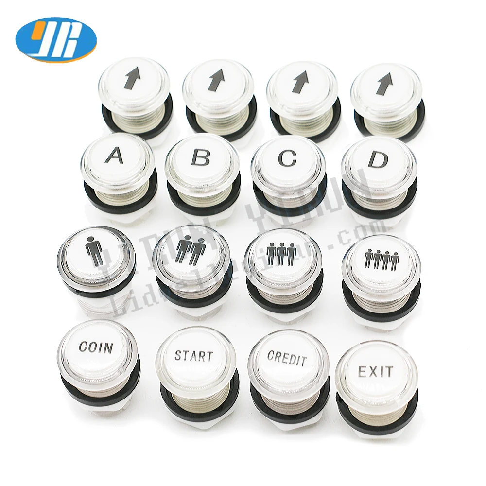Arcade Joystick Parts illuminated Psuh Button With Microswitch 12v LED Blub COIN START SELECT CREDIT PAUSE EXIT TURBO PLAY L
Arcade Joystick Parts illuminated Psuh Button With Microswitch 12v LED Blub COIN START SELECT CREDIT PAUSE EXIT TURBO PLAY L