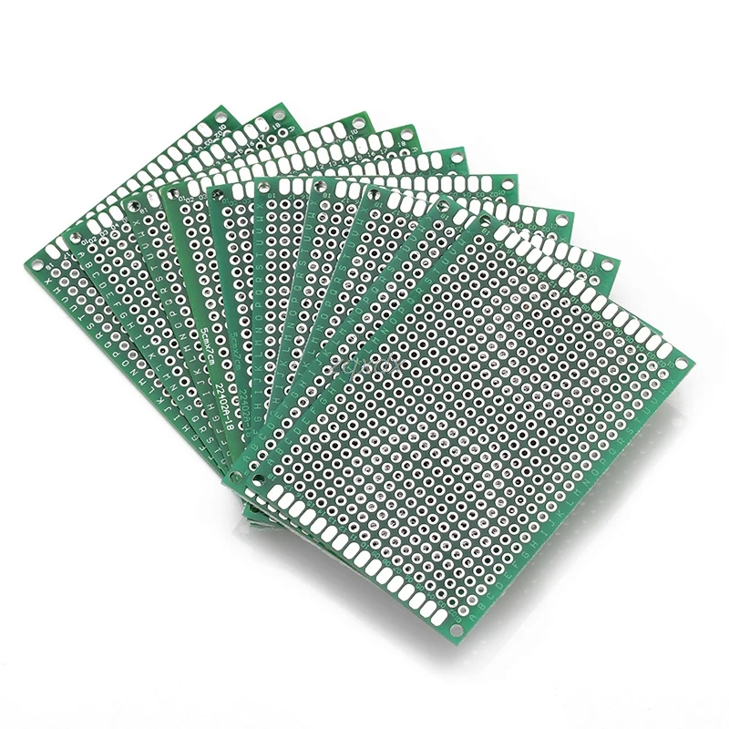 10pcs Double Side Prototype PCB 5x7cm Tinned Universal Board Development Plate Drop ship
10pcs Double Side Prototype PCB 5x7cm Tinned Universal Board Development Plate Drop ship