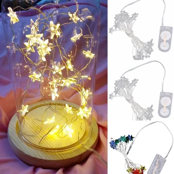 2m 20 LED Stars Copper Wire Fairy String Lights Battery Operated Xmas Wedding Decor
2m 20 LED Stars Copper Wire Fairy String Lights Battery Operated Xmas Wedding Decor