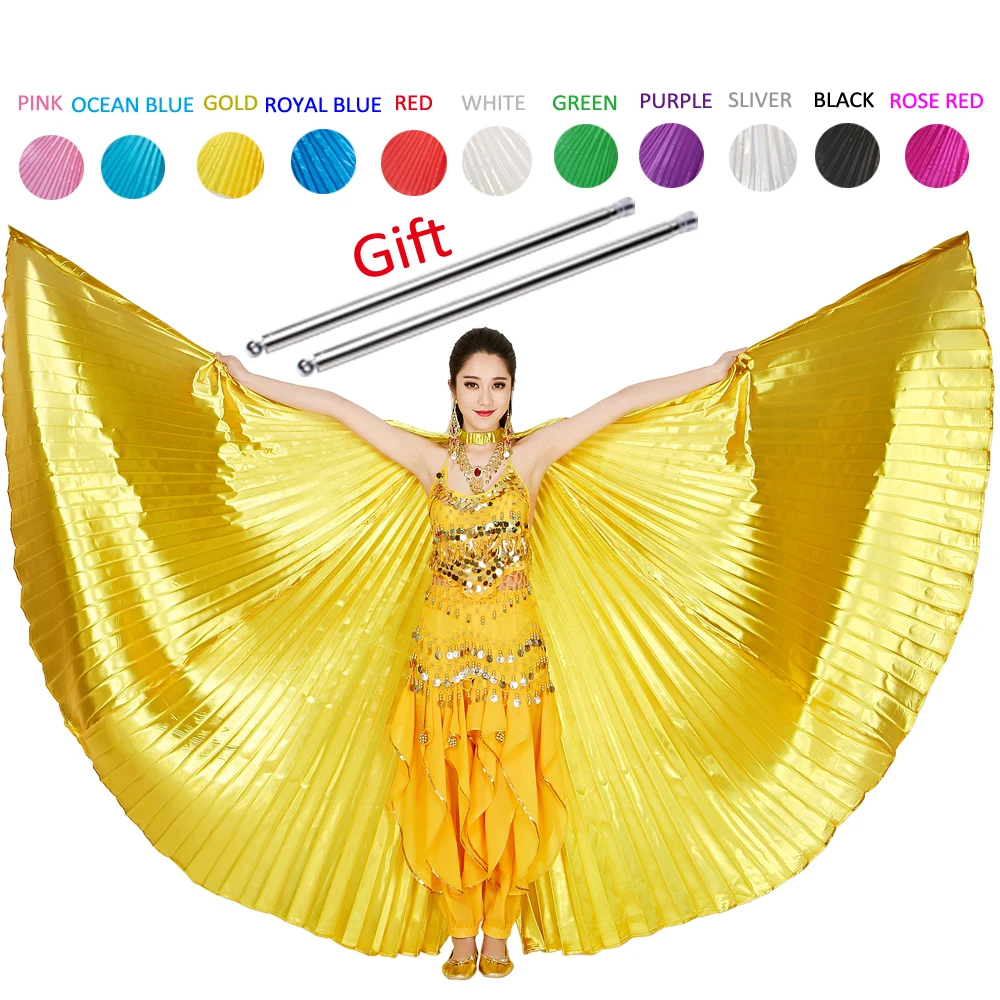 2019 Belly Dance Isis Wings Belly Dance Accessory Bollywood Oriental Egypt Egyptian Wings Costume With Sticks Adult Women Gold
2019 Belly Dance Isis Wings Belly Dance Accessory Bollywood Oriental Egypt Egyptian Wings Costume With Sticks Adult Women Gold