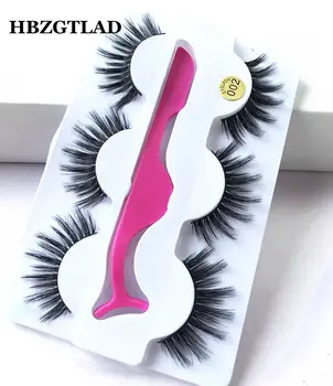 HBZGTLAD NEW 1/3 pairs Natural False Eyelashes Fake Lashes Long Makeup 3D Mink Lashes Eyelash Extension Mink Eyelashes +tweezers
HBZGTLAD NEW 1/3 pairs Natural False Eyelashes Fake Lashes Long Makeup 3D Mink Lashes Eyelash Extension Mink Eyelashes +tweezers