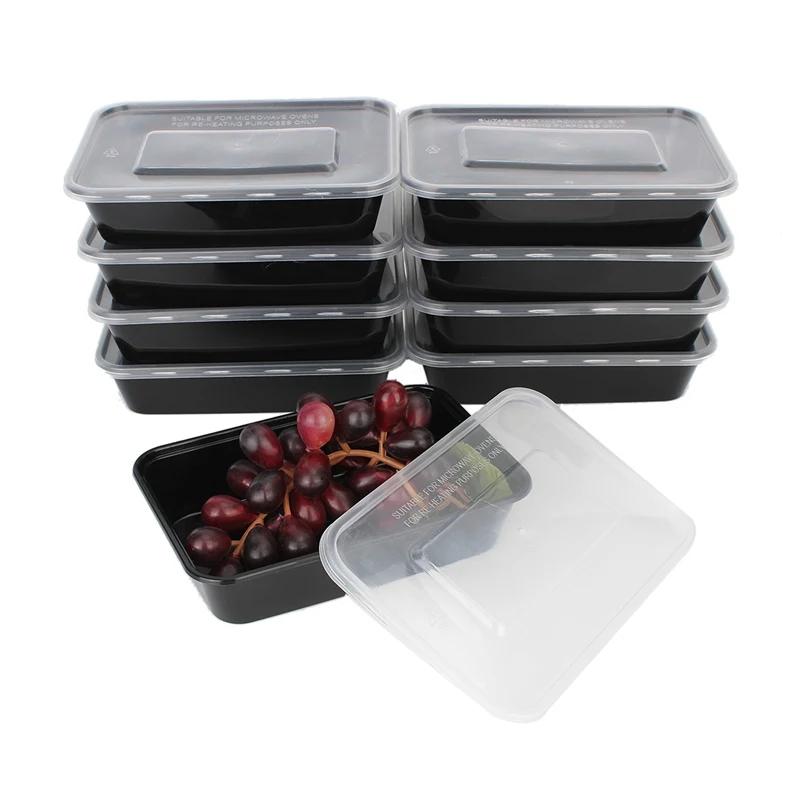 10Pcs 450ML Black Disposable Food Container Snack Packing Boxes Microwaveable PP Lunch Bento Box
10Pcs 450ML Black Disposable Food Container Snack Packing Boxes Microwaveable PP Lunch Bento Box
