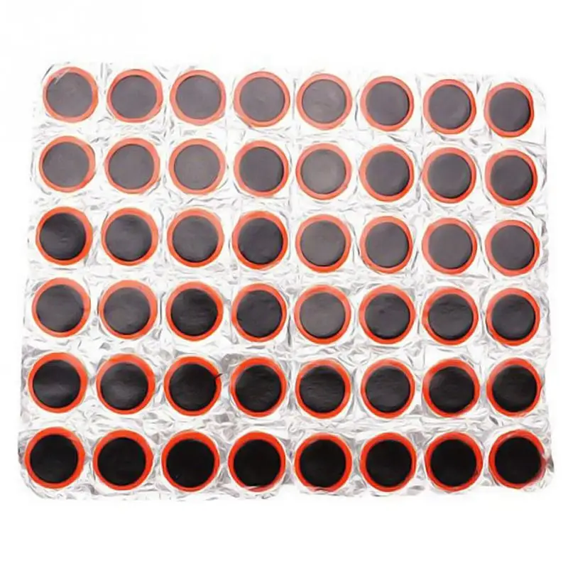 48Pcs/Lot 25mm Round Bicycle Bike Tire Tyre Rubber Patch Piece Repair Tools Kits for Cycling Bike Film/Tire Maintenance
48Pcs/Lot 25mm Round Bicycle Bike Tire Tyre Rubber Patch Piece Repair Tools Kits for Cycling Bike Film/Tire Maintenance