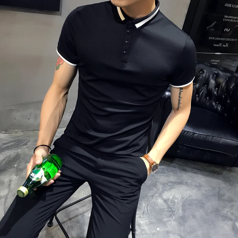 High Quality Polo Shirt Men Summer 2019 Slim Fit Men Polo Shirt Short Sleeve Casual Business Polo Homme Black/White 3XL-M
High Quality Polo Shirt Men Summer 2019 Slim Fit Men Polo Shirt Short Sleeve Casual Business Polo Homme Black/White 3XL-M