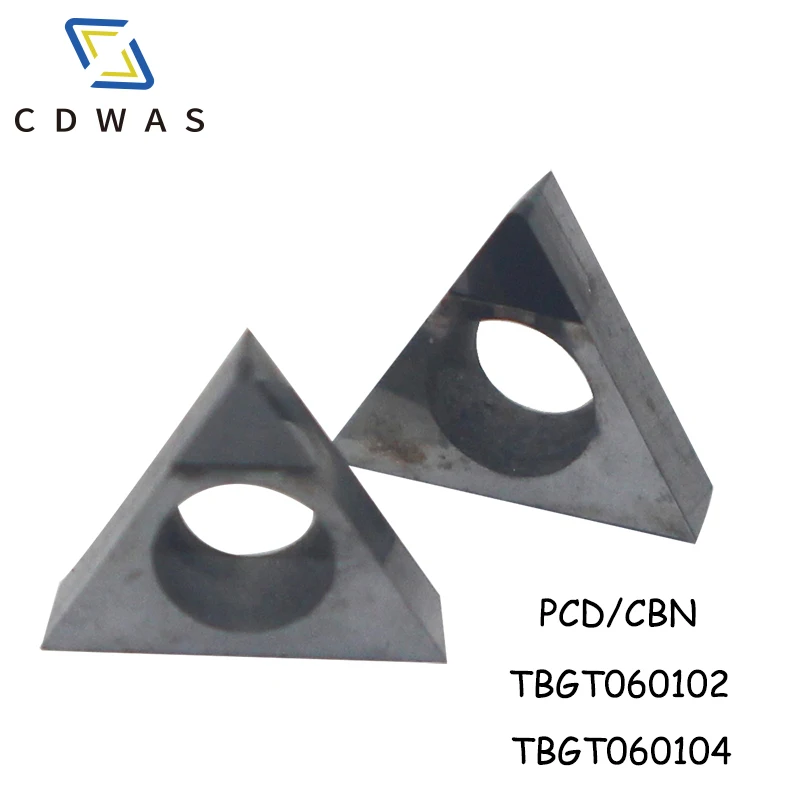 2pcs CCGT060204 CBN INSERT diamond inserts carbide bit for steel processing
