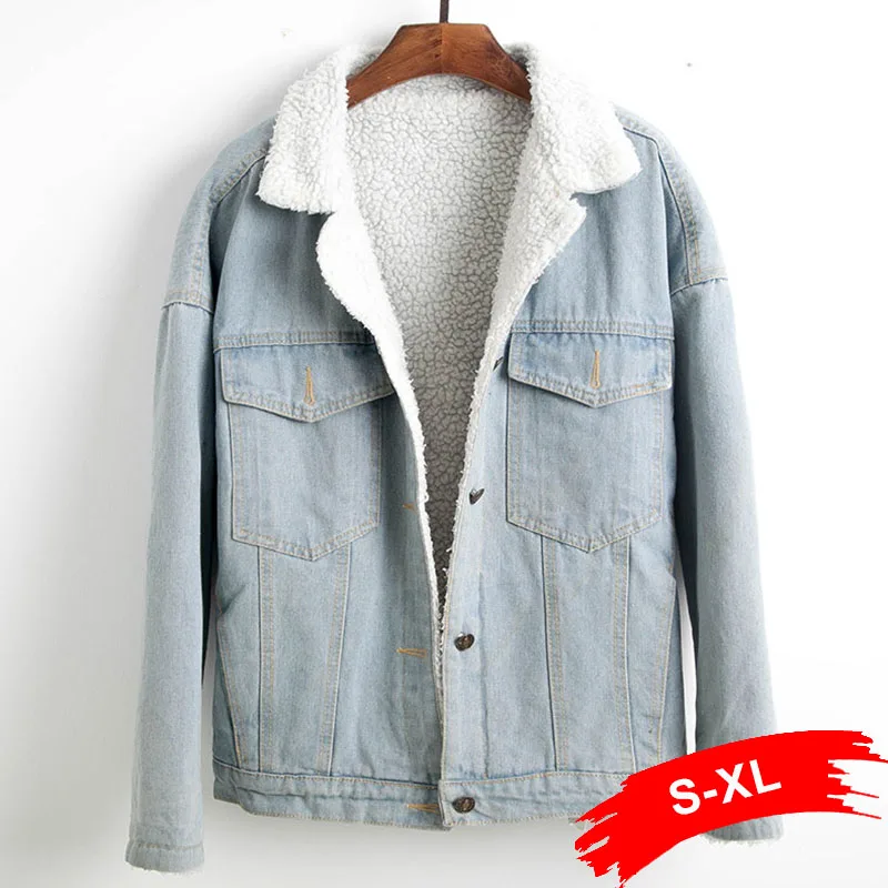 Plus Size Warm Lambswool Jeans Jacket 4 Pockets 5Xl Autumn Winter Batwing Long Sleeve Loose Denim Coat Outwear Jaqueta Jackets
Plus Size Warm Lambswool Jeans Jacket 4 Pockets 5Xl Autumn Winter Batwing Long Sleeve Loose Denim Coat Outwear Jaqueta Jackets
