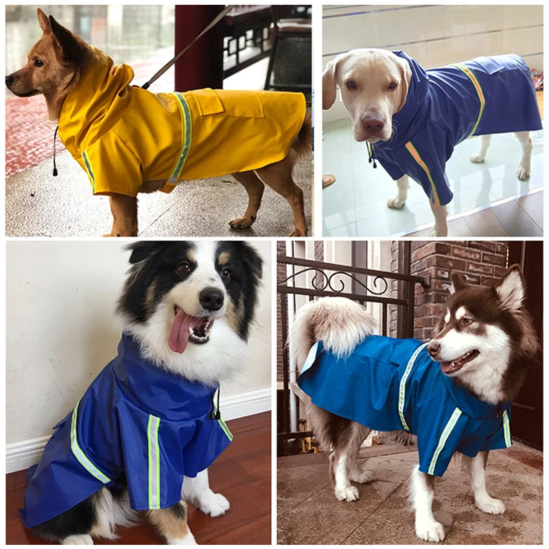 New Large Dogs Raincoat For Pet Waterproof Dog Coat Jacket Reflective Dog Raincoat Pet Clothes For Small Medium Labrador S-5XL
New Large Dogs Raincoat For Pet Waterproof Dog Coat Jacket Reflective Dog Raincoat Pet Clothes For Small Medium Labrador S-5XL