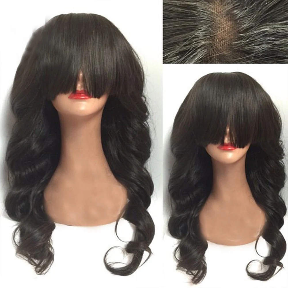 SimBeauty Brazilian Remy Body Wave Fringe Wig Human Hair Wigs With Bangs Pre Plucked Natural Hairline Glueless Lace Front Wigs
SimBeauty Brazilian Remy Body Wave Fringe Wig Human Hair Wigs With Bangs Pre Plucked Natural Hairline Glueless Lace Front Wigs