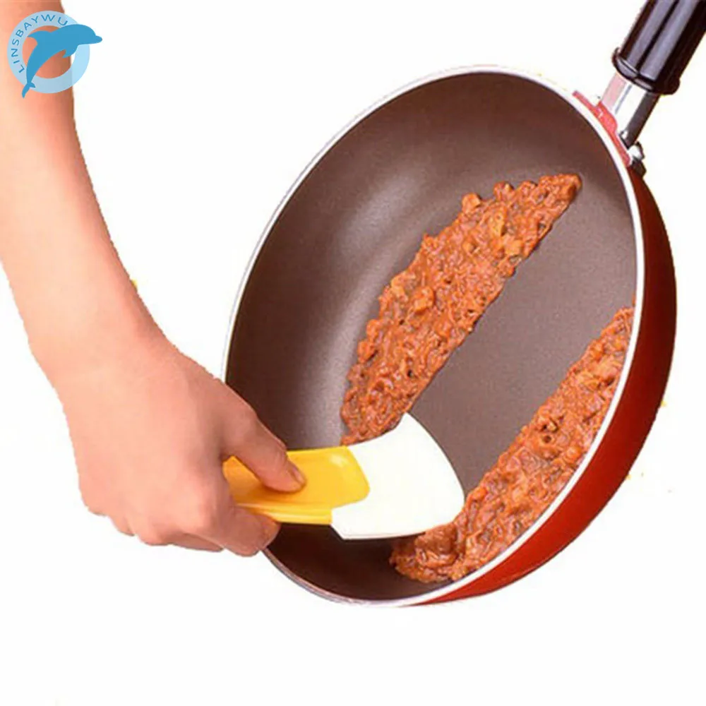 LINSBAYWU Pan Cleaning Scraper Silicone Kitchen Spatula Cake Baking Tool Pastry Spatulas
LINSBAYWU Pan Cleaning Scraper Silicone Kitchen Spatula Cake Baking Tool Pastry Spatulas