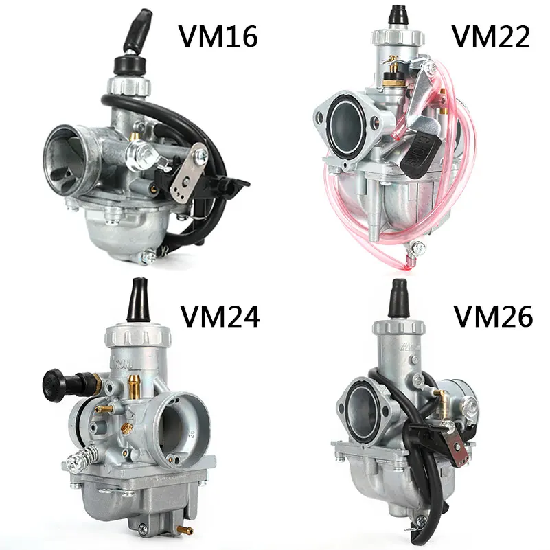 Mikuni VM16 22 24 26 Carburetor 19mm 26mm 28mm 30mm Carb For 110cc to 250cc Dirt Pit Bike CRF KLX ATV Quad Motorcycle Motorbike
Mikuni VM16 22 24 26 Carburetor 19mm 26mm 28mm 30mm Carb For 110cc to 250cc Dirt Pit Bike CRF KLX ATV Quad Motorcycle Motorbike