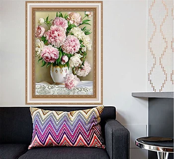 JCS DIY 5D Diamonds Embroidery Color Rose Vase Round Diamond Painting Cross Stitch Kits Diamond Mosaic Home Decoration
JCS DIY 5D Diamonds Embroidery Color Rose Vase Round Diamond Painting Cross Stitch Kits Diamond Mosaic Home Decoration