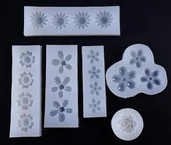 6pcs/set Flowers Sunflower/Rose Cabochon Silicon Mold Mould For Epoxy Resin Jewelry Beads Making DIY
6pcs/set Flowers Sunflower/Rose Cabochon Silicon Mold Mould For Epoxy Resin Jewelry Beads Making DIY