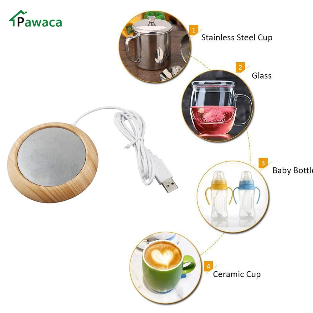 New Wood /Marbled color Portable USB Electric Cup Warmer Tea Coffee Beverage Cup 5V Metal Heating Pad Mat Warm Celsius Degree
New Wood /Marbled color Portable USB Electric Cup Warmer Tea Coffee Beverage Cup 5V Metal Heating Pad Mat Warm Celsius Degree