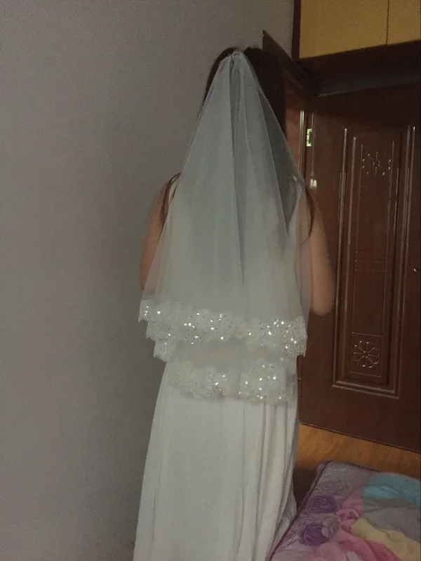 Don's Bridal Cheap Cathedral Wedding Veil Accessories 1M-5 M Meter Voile Mariage Vail Velos Lace Cotton Bride Veils 2016
Don's Bridal Cheap Cathedral Wedding Veil Accessories 1M-5 M Meter Voile Mariage Vail Velos Lace Cotton Bride Veils 2016
