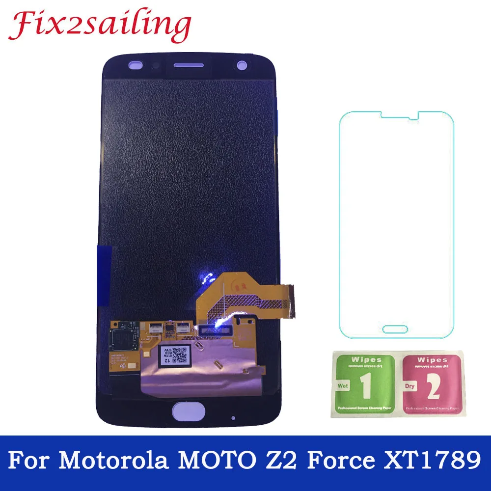 LCD FOR Motorola MOTO Z2 Force XT1789 LCD Display with Touch Screen Digitizer Assembly Replacement Free Shipping
LCD FOR Motorola MOTO Z2 Force XT1789 LCD Display with Touch Screen Digitizer Assembly Replacement Free Shipping