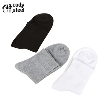 Cody Steel Men Socks Cotton Solid Color Comfortable Man In Tube Socks Absorb Sweat Casual Male Socks 3pairs/lot
Cody Steel Men Socks Cotton Solid Color Comfortable Man In Tube Socks Absorb Sweat Casual Male Socks 3pairs/lot