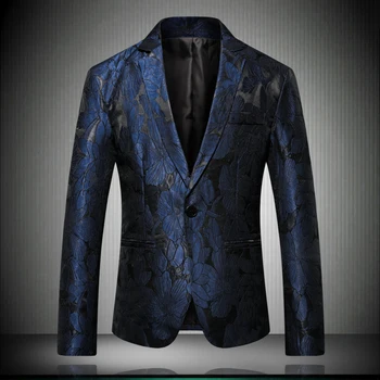 Male Jacket 2019 New Arrival Noble Flowers Pattern Printed Mens Personality Slim Fit Floral Stylish Blazers For Men 6602
Male Jacket 2019 New Arrival Noble Flowers Pattern Printed Mens Personality Slim Fit Floral Stylish Blazers For Men 6602