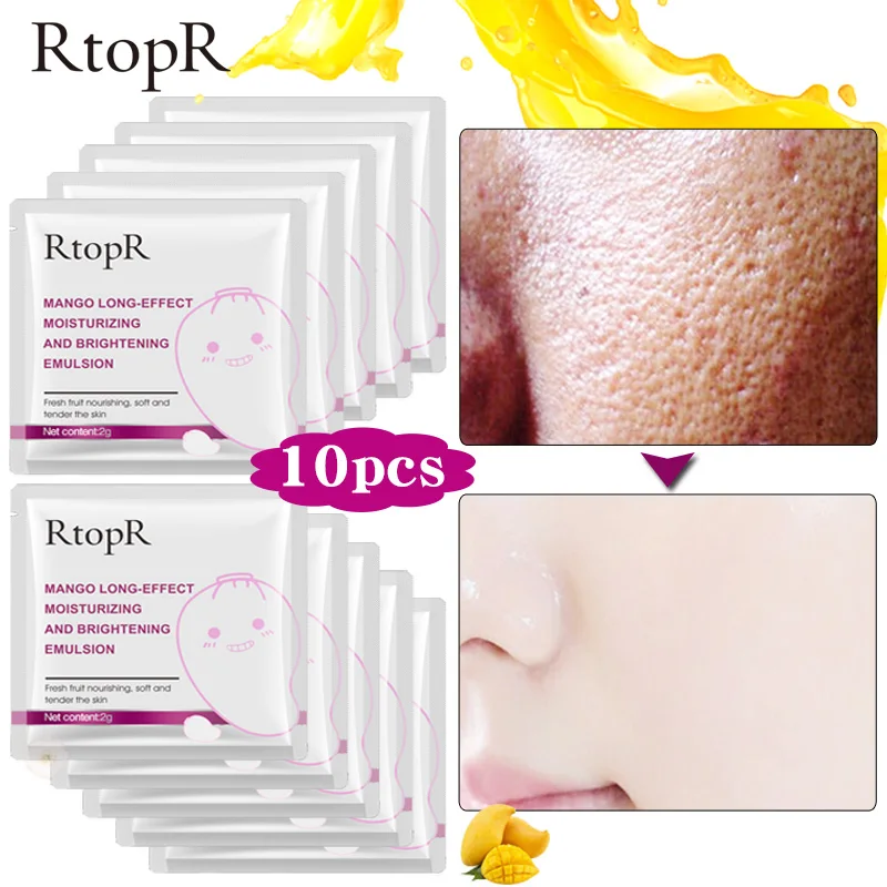 RtopR 10pcs Moisturizing Brightening Hyaluronic Acid Emulsion Face Care Anti-Aging Anti Wrinkle Cream Oil-control Shrink Pore
RtopR 10pcs Moisturizing Brightening Hyaluronic Acid Emulsion Face Care Anti-Aging Anti Wrinkle Cream Oil-control Shrink Pore